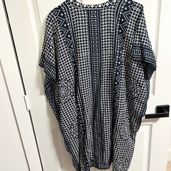 Emerson Fry India Collection Short Caftan in Ink - Picture 11 of 13